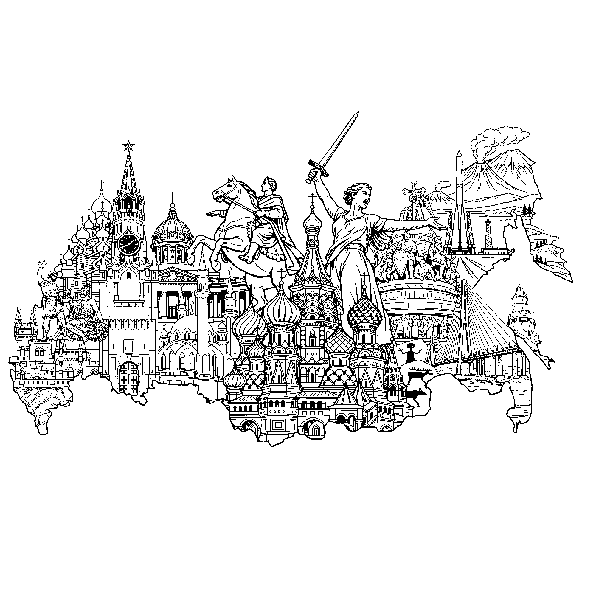 Штампы путешествий - сувенирные туристические оттиски печатей